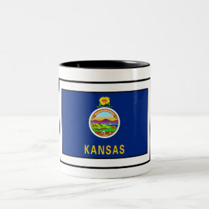 Kansas Two-Tone Coffee Mug