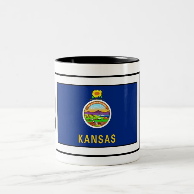 Kansas Two-Tone Coffee Mug (Center)