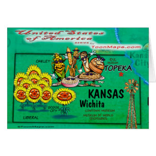 Kansas USA Card