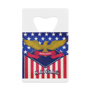 Kansas USA Flag