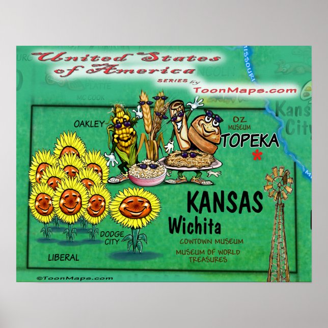Kansas USA Poster (Front)