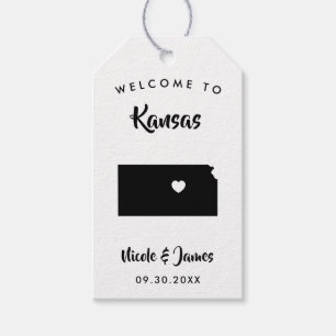 Kansas Wedding Welcome Bag Tags for Hotel Guests