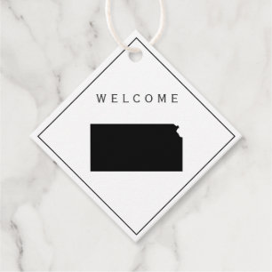 Kansas Welcome Bag Gift Tag for Wedding Weekend