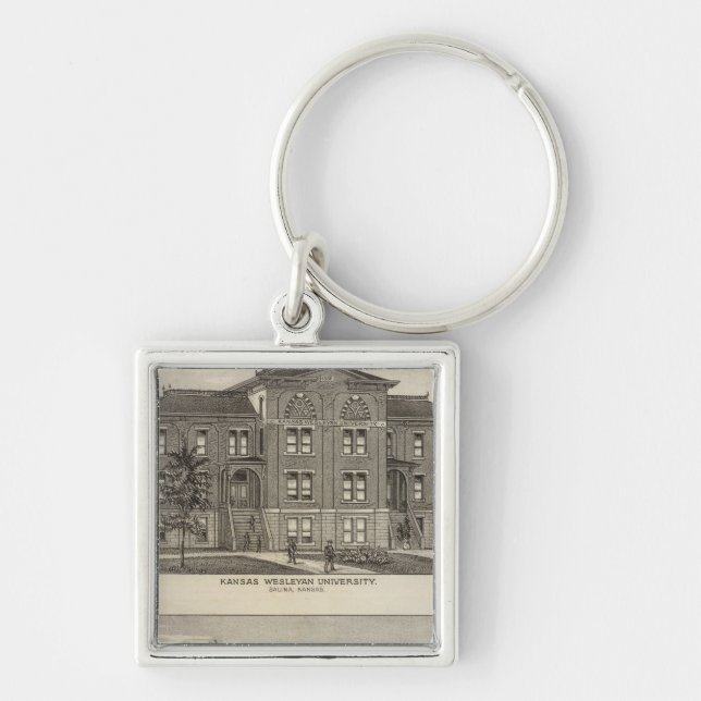 Kansas Wesleyan University Key Ring (Front)