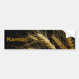 Kansas!  Wheat crop bumper sticker