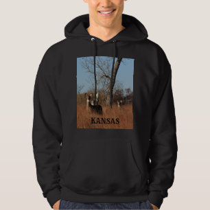 Kansas White Tail Deer Hoodie