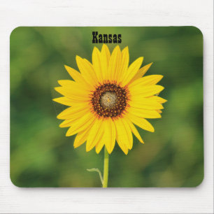 Kansas Wild Sunflower Mouse Mat