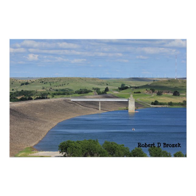 Kansas Wilson Lake Photo Enlargement (Front)