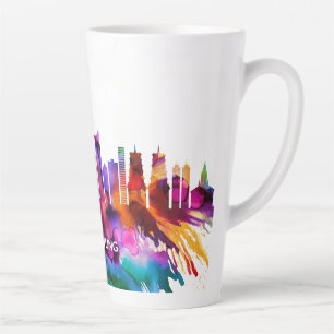 Kaohsiung City Skyline Latte Mug