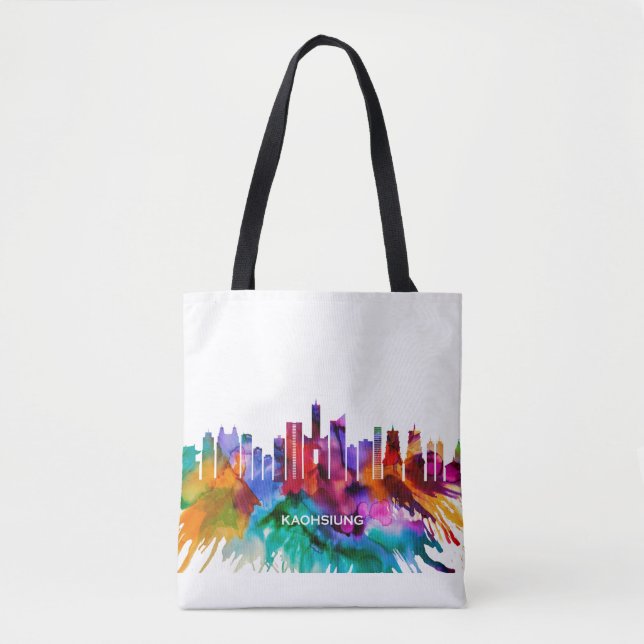 Kaohsiung City Skyline Tote Bag (Front)