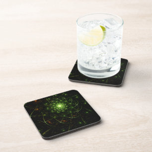 Kaos Entwined Flame Fractal Coaster