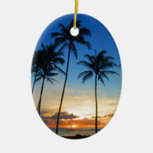 Kapaa Kauai Hawaii Ceramic Tree Decoration