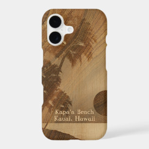 Kapaa Sunset Hawaiian Faux Koa Wood