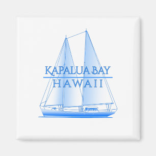 Kapalua Bay Coastal Nautical Sailing Sailor Magnet