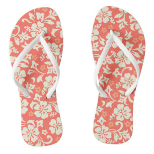 Kapalua Pareau Hawaiian Hibiscus Flip Flops