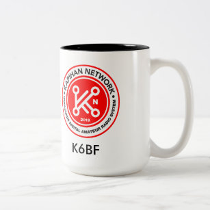 KAPIHAN NETWORK Mug Logo & Callsign - K6BF