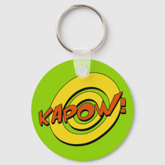 Kapow Comic Book Keychain