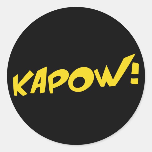 Kapow Comic Sticker (Front)