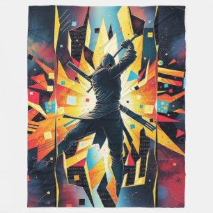 Kapow Super Hero Fleece Blanket