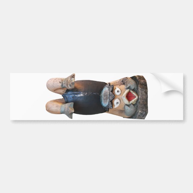 Kappa 河童 Handstand Bumper Sticker (Front)