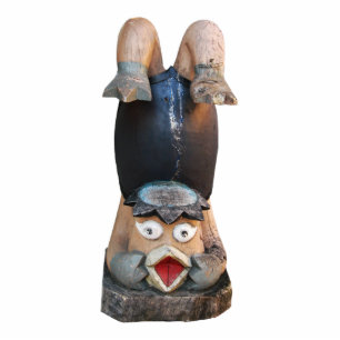 Kappa 河童 Handstand Standing Photo Sculpture