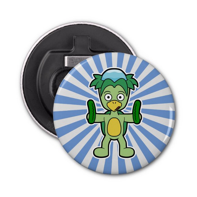 Kappa- Cute Japanese Yokai Monster Bottle Opener (Front)