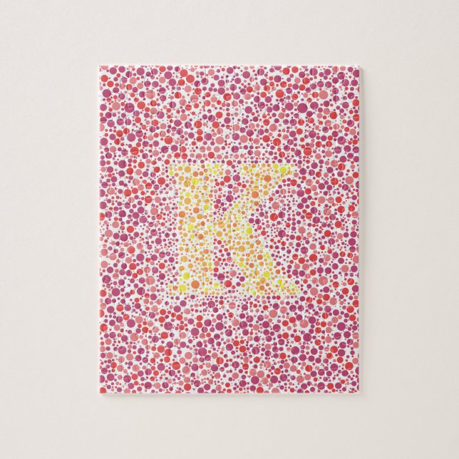 Kappa Eye Test Jigsaw Puzzle (Vertical)
