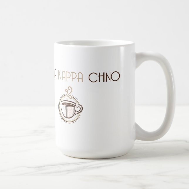 Kappa Kappa Chino, Coffee Mug Design (Right)
