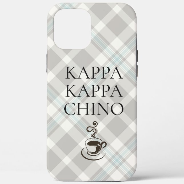 Kappa Kappa Chino Funny Coffee Lover Case-Mate iPh iPhone Case (Back)