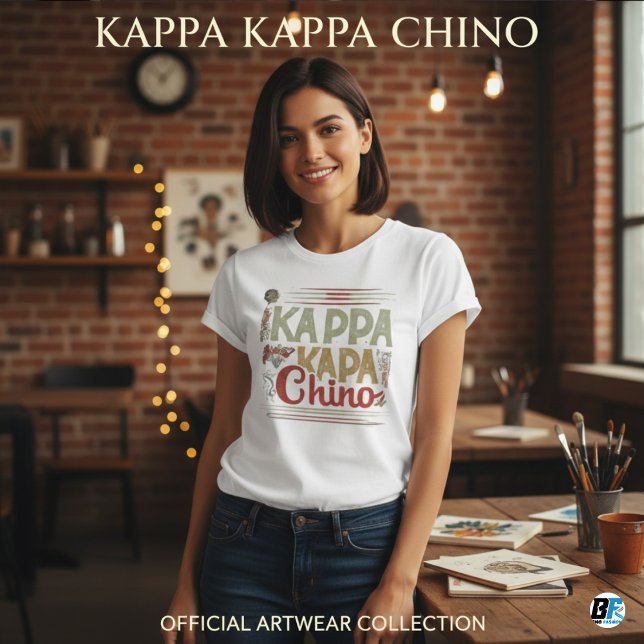 Kappa Kappa Chino Funny Coffee Lover T-Shirt (Creator Uploaded)