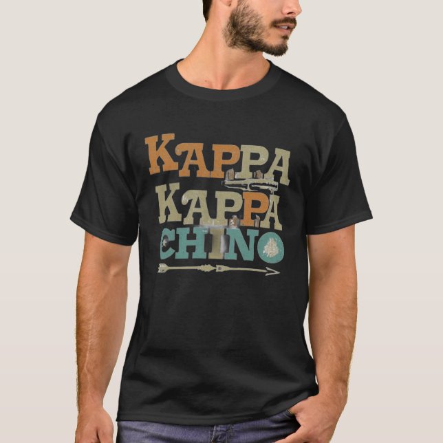 Kappa Kappa Chino Funny Coffee Lover T-Shirt (Front)