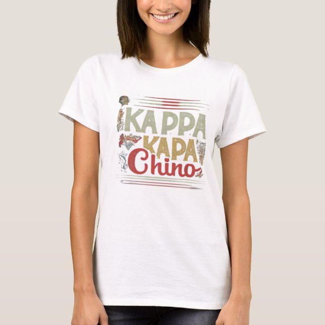 Kappa Kappa Chino Funny Coffee Lover T-Shirt (Front)