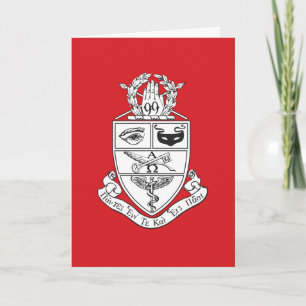 Kappa Psi Crest Card
