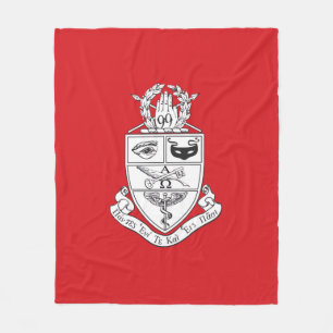 Kappa Psi Crest Fleece Blanket