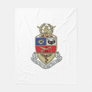 Kappa Psi Crest Fleece Blanket