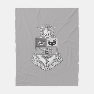 Kappa Psi Crest Fleece Blanket