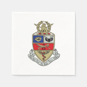 Kappa Psi Crest Napkin