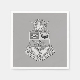 Kappa Psi Crest Napkin