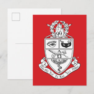 Kappa Psi Crest Postcard