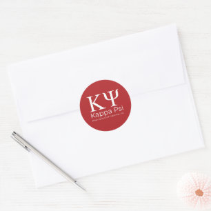 Kappa Psi Pharmaceutical Fraternity Classic Round Sticker