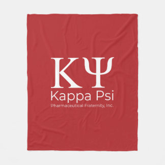 Kappa Psi Pharmaceutical Fraternity Fleece Blanket