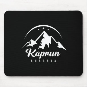 Kaprun austria ski resort skiing snowboarding mouse mat
