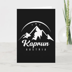 Kaprun Austria Ski Resort Skiing Snowboarding Souv Card