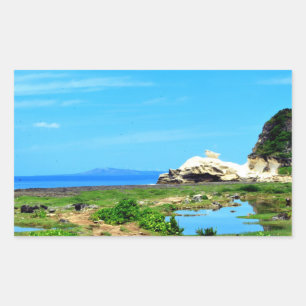 Kapurpuruwan Rock Formation Rectangular Sticker