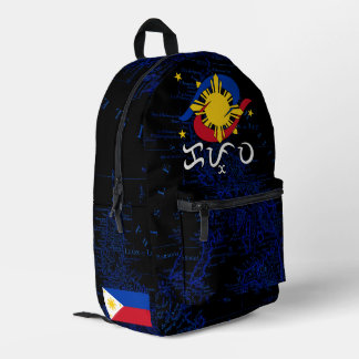 Kapwa (Baybayin script) Printed Backpack