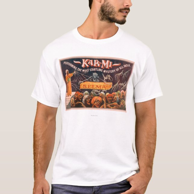 Kar-mi "The Most Startling Mystery of All India" T-Shirt (Front)