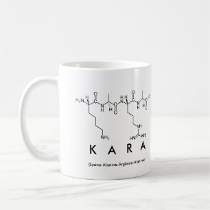 Kara peptide name mug