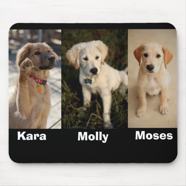 Kara wave, Moses, molly younger, Moses, Molly, ... Mouse Mat (Front)