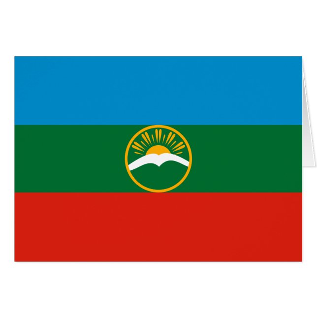 Karachay Cherkessia Flag (Front Horizontal)