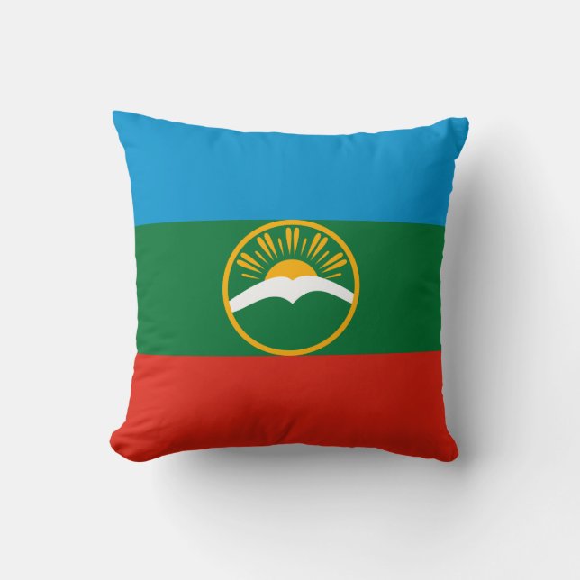 Karachay Cherkessia Flag Cushion (Front)
